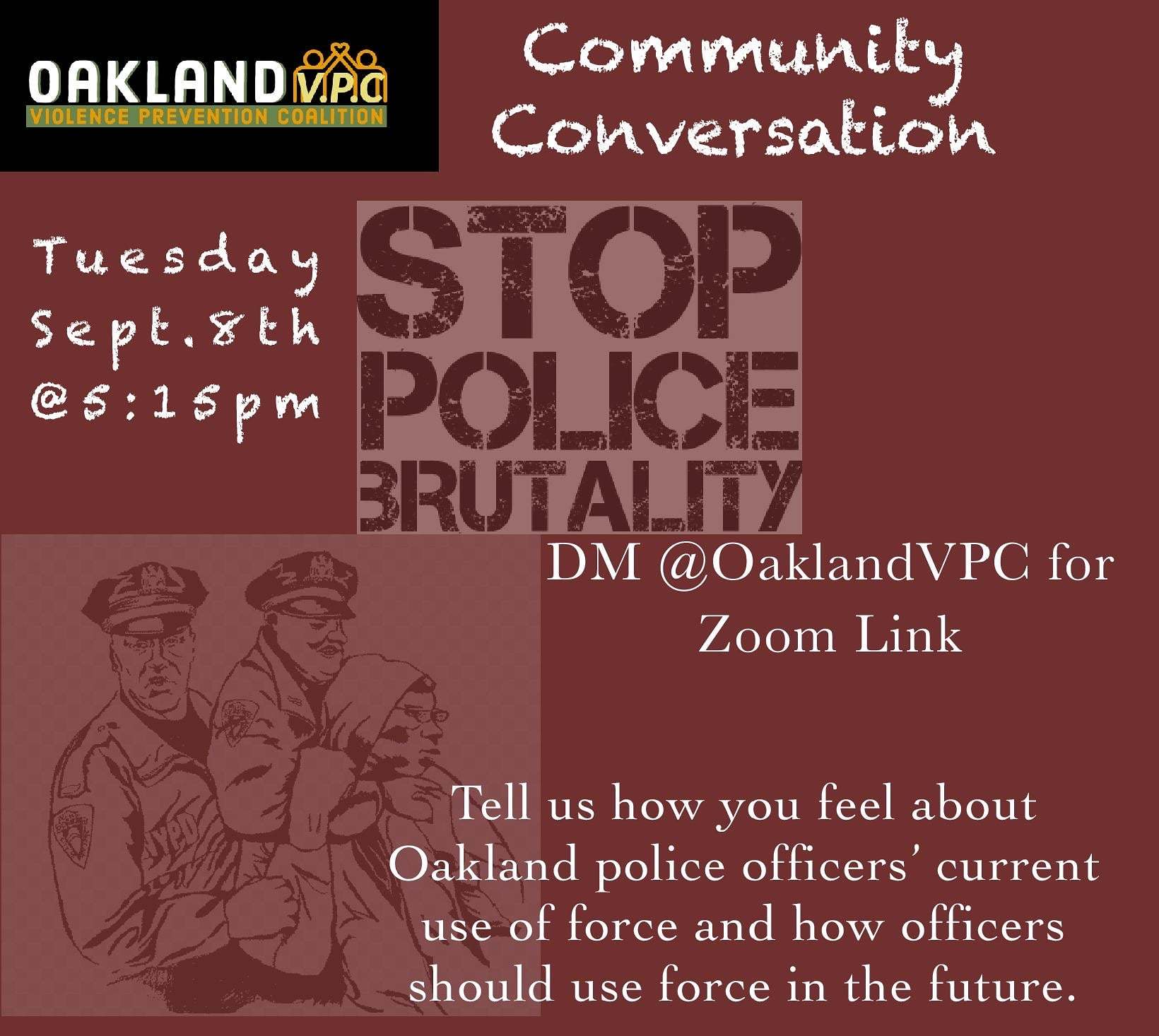 Community Engagement to Review OPD's Use of Force Policy Image