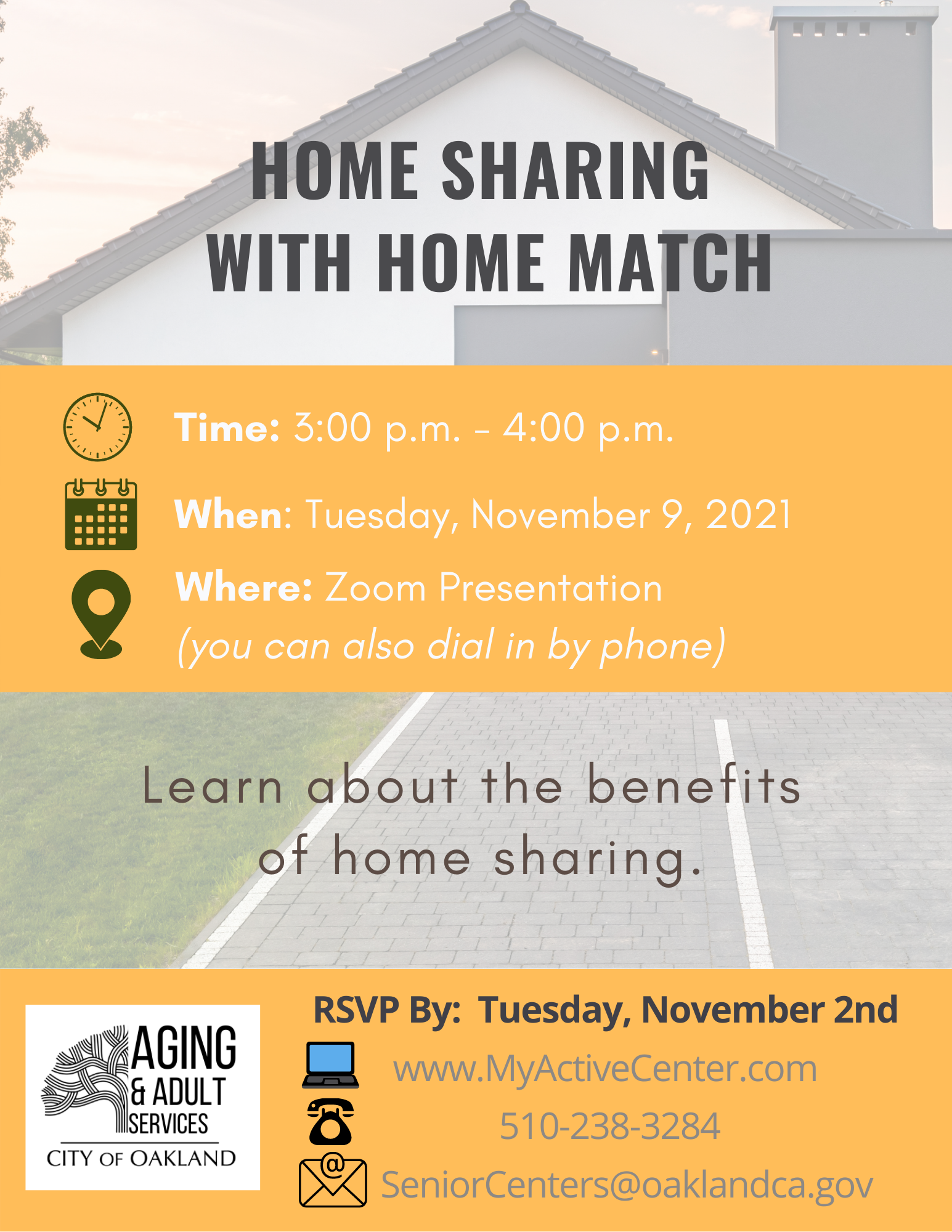 Home Sharing with Home Match Virtual Presentation Image
