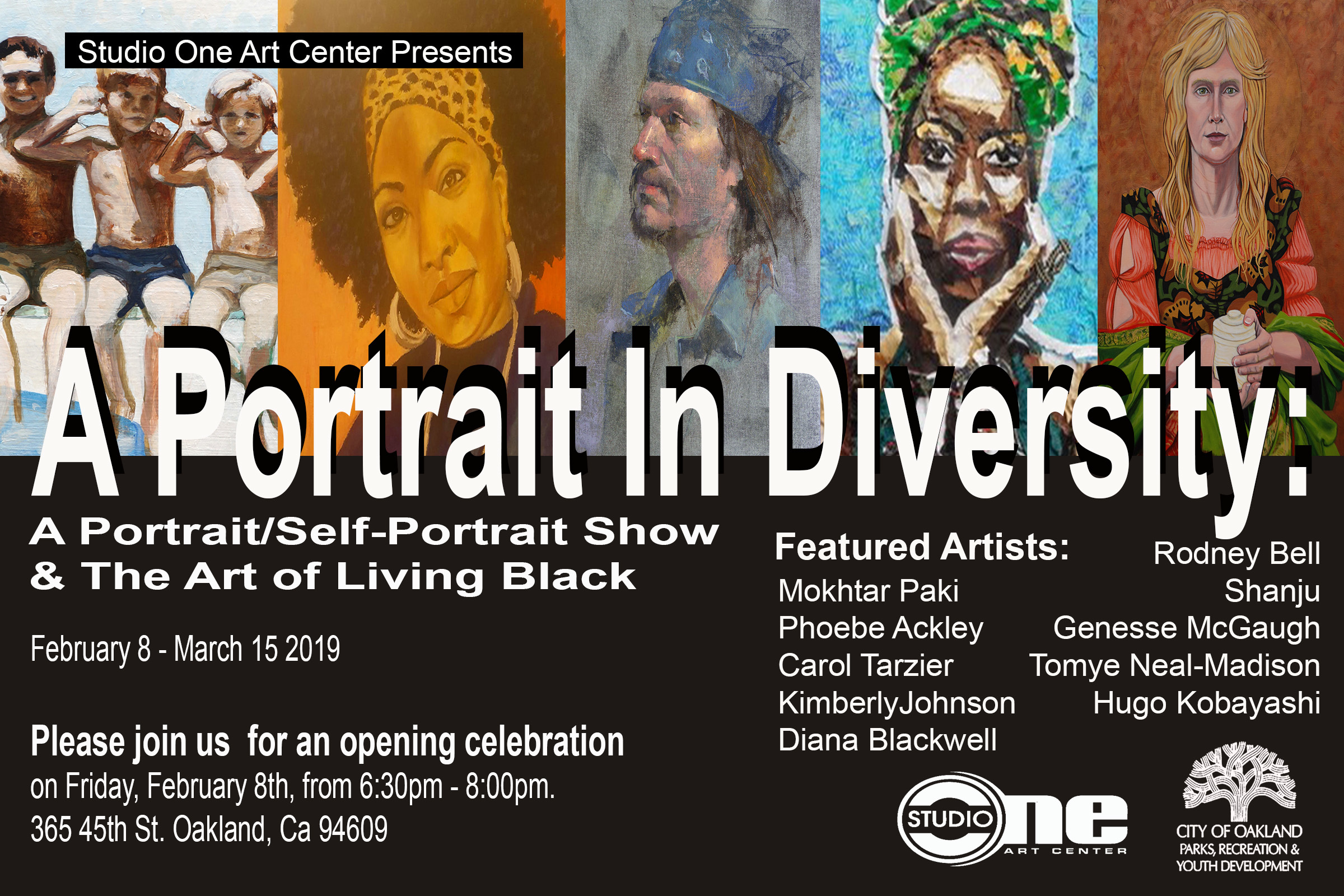 A Portrait in Diversity:  A Portrait/Self-Portrait Show & The Art of Living Black Image
