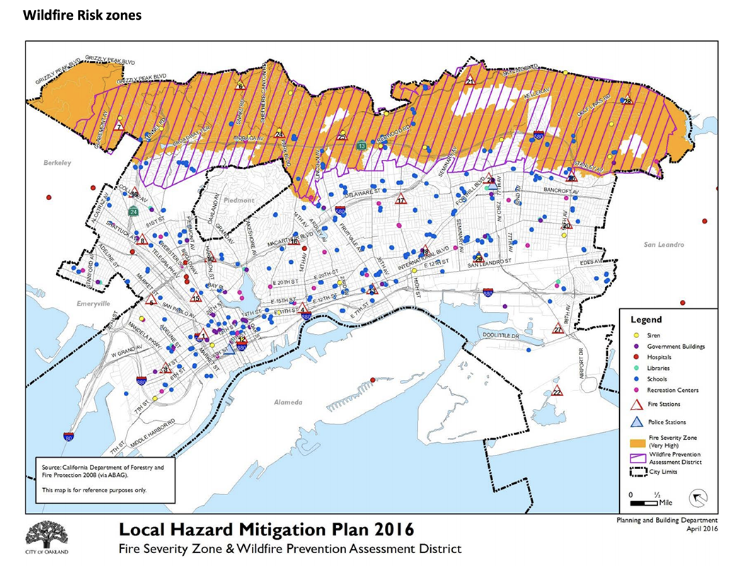 Local Hazard Mitigation Plan 2016 Wildfire Zones