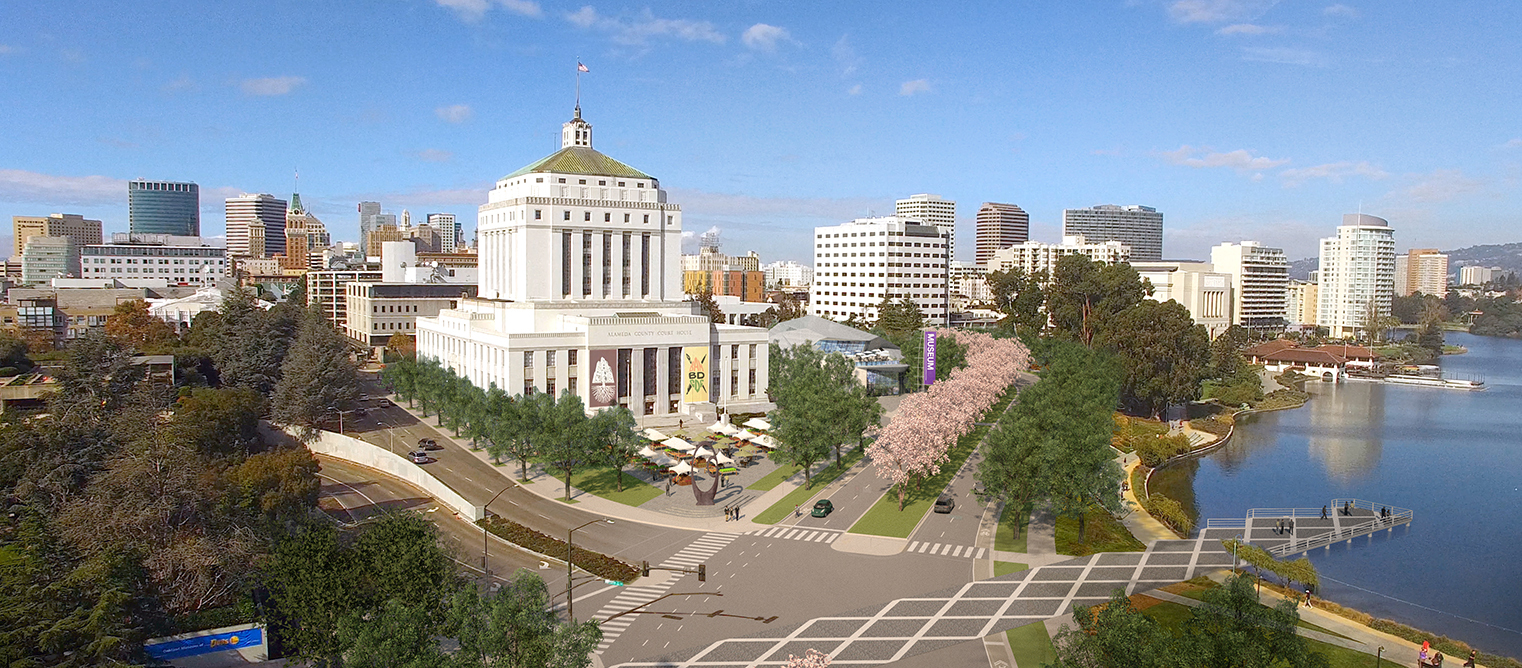 Oakland Courthouse Plaza Proposed Banner Graphic